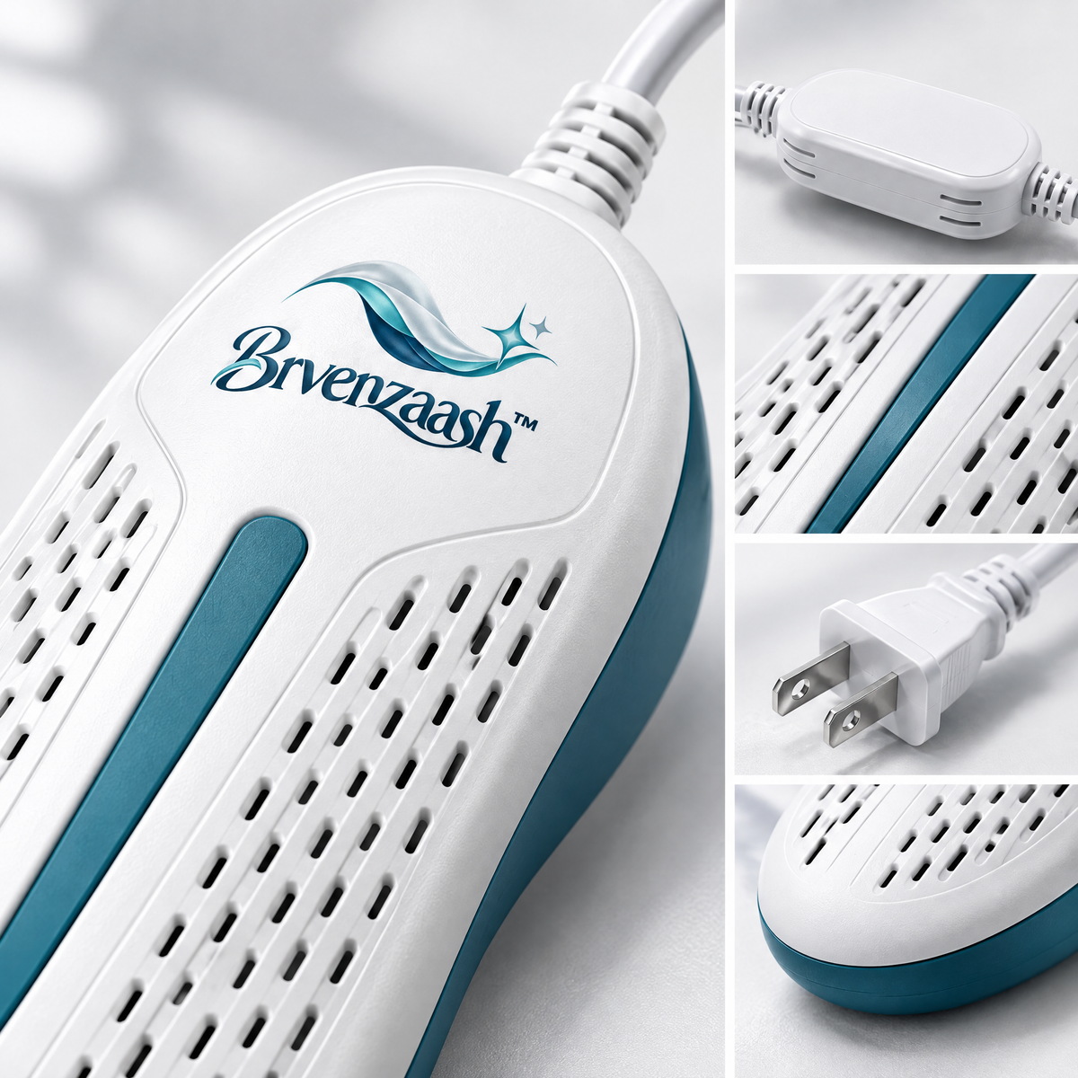Brvenzaash™ Electric Shoe Dryer – Fast Drying Shoe Warmer with Odor Control for Sneakers, Boots & Everyday Footwear Care
