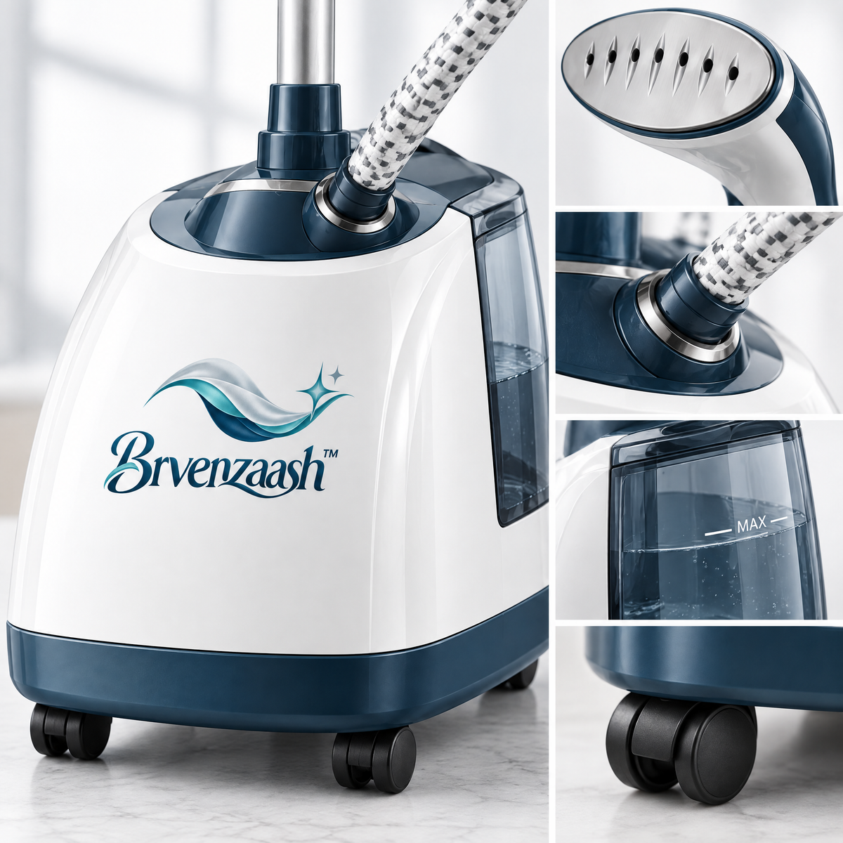 Brvenzaash™ Fabric Freshener Spray – Standing Garment Steamer for Wrinkle Removal & Clothing Refresh