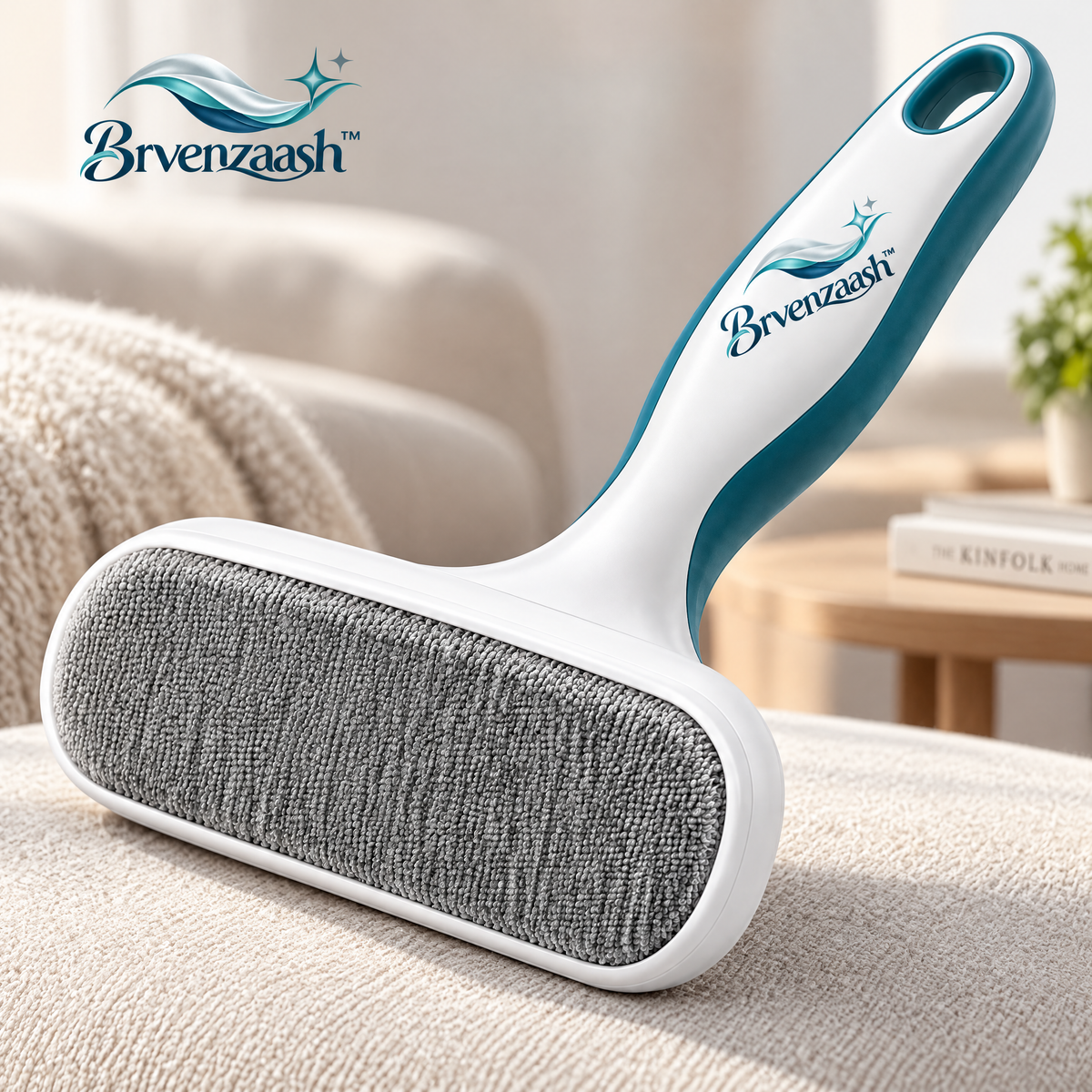 Brvenzaash™ Reusable Lint Remover Brush – Reusable Fabric & Pet Hair Remover for Clothes, Sofas, Bedding & Everyday Home Care