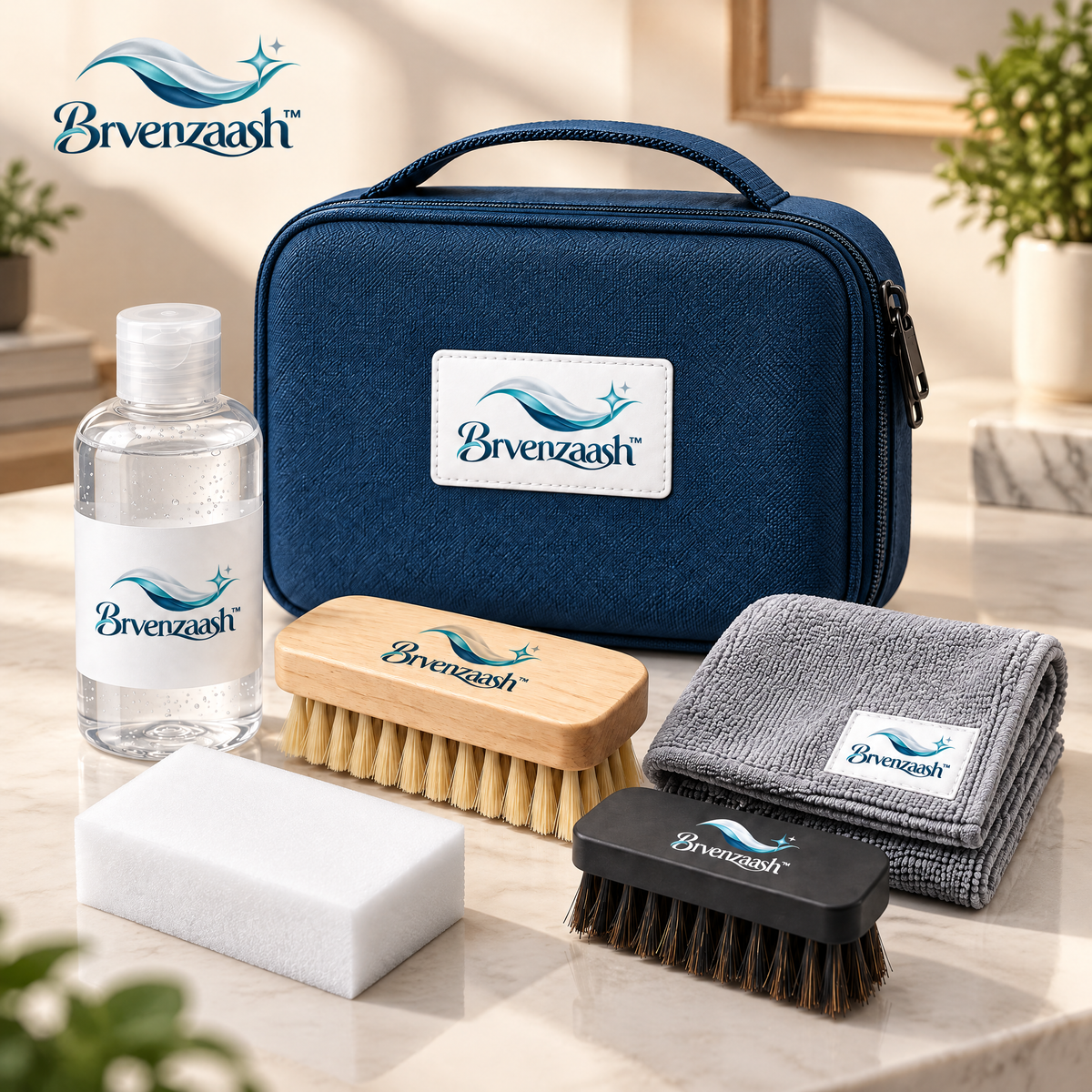 Brvenzaash™ Shoe Cleaning Kit – Complete Sneaker Care Set for Deep Cleaning & Restoration