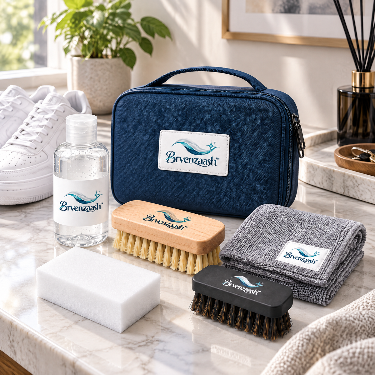 Brvenzaash™ Shoe Cleaning Kit – Complete Sneaker Care Set for Deep Cleaning & Restoration