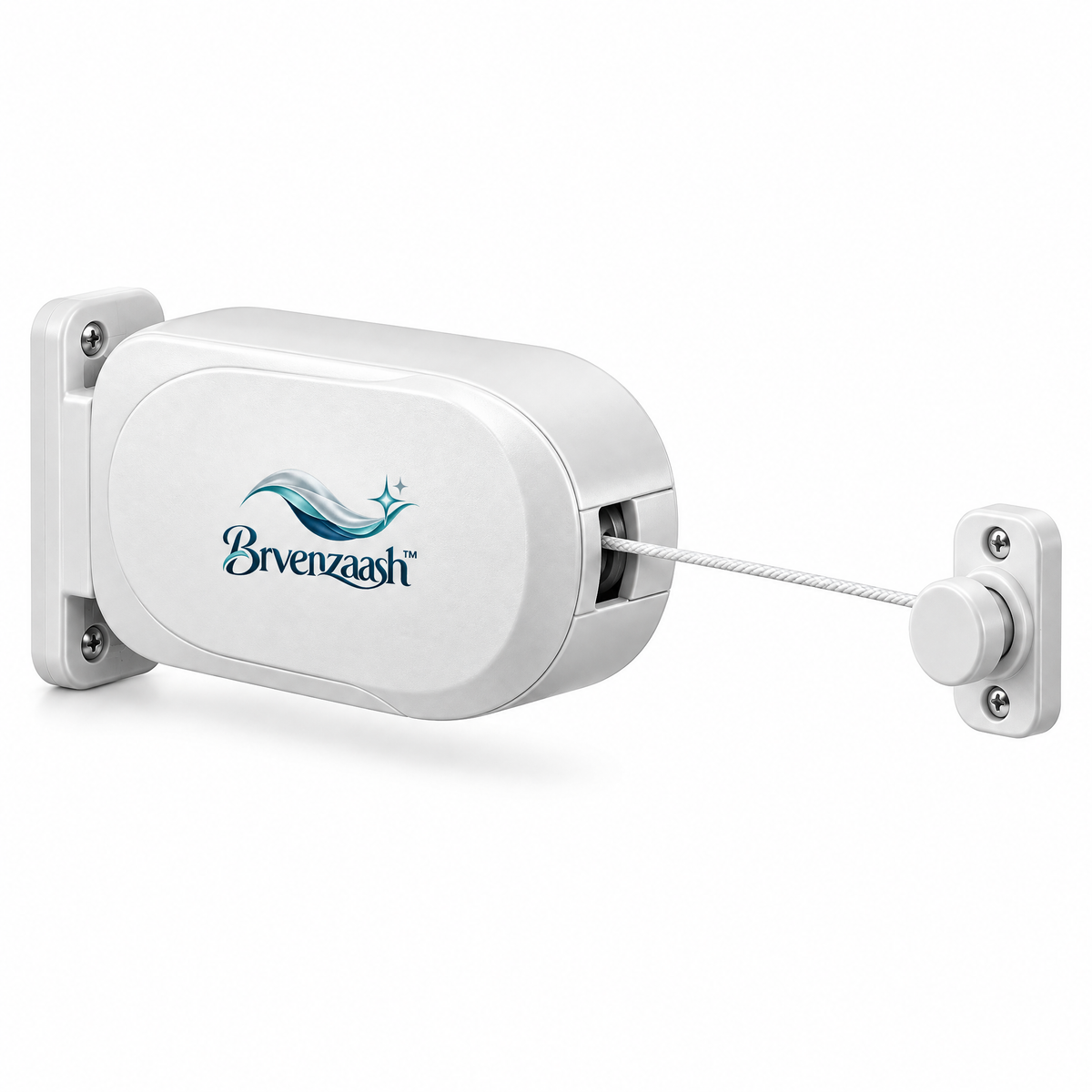Brvenzaash™ Retractable Clothesline – Wall-Mounted Extendable Laundry Drying Line for Bathroom, Balcony & Laundry Room