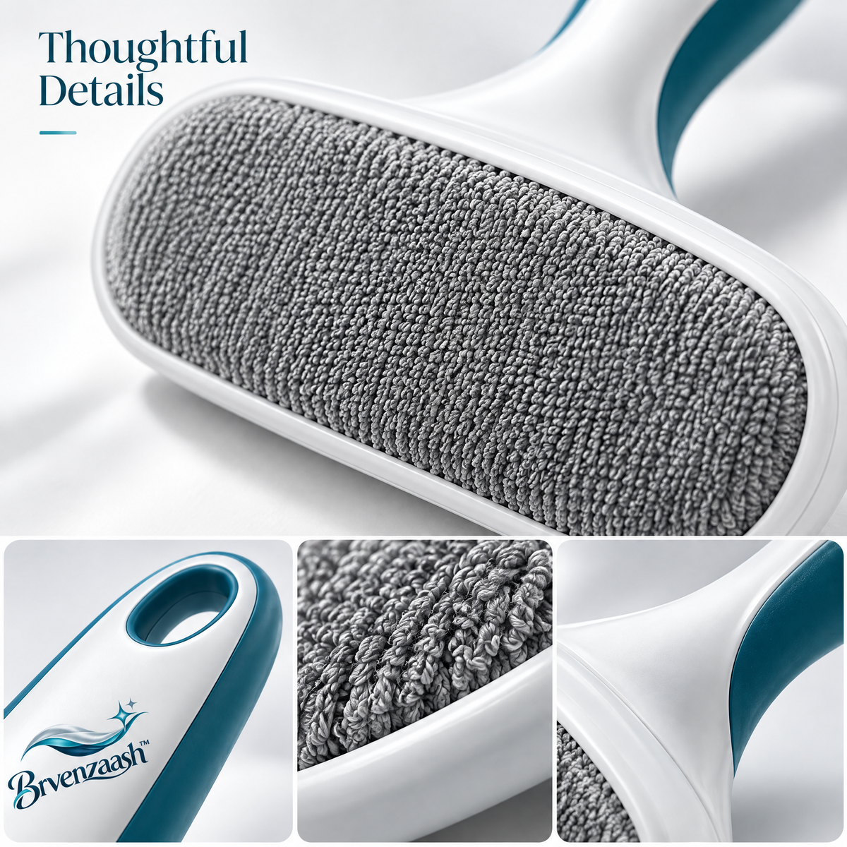 Brvenzaash™ Reusable Lint Remover Brush – Reusable Fabric & Pet Hair Remover for Clothes, Sofas, Bedding & Everyday Home Care