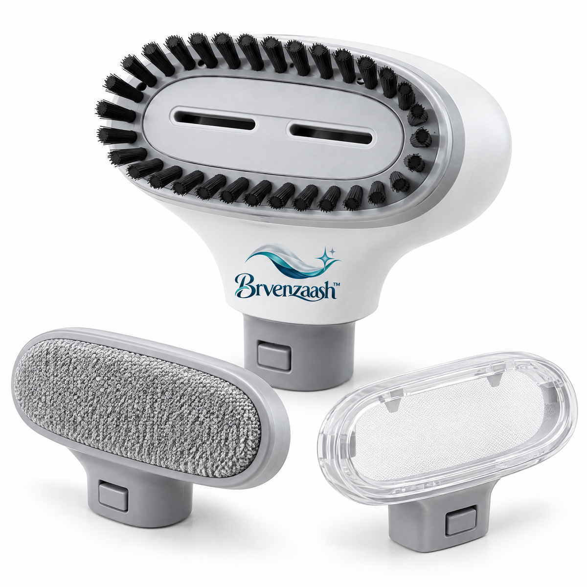 Brvenzaash™ Clothes Steamer Brush Attachment Set – Multi-Function Fabric Care Accessories for Wrinkle Removal & Garment Refreshing